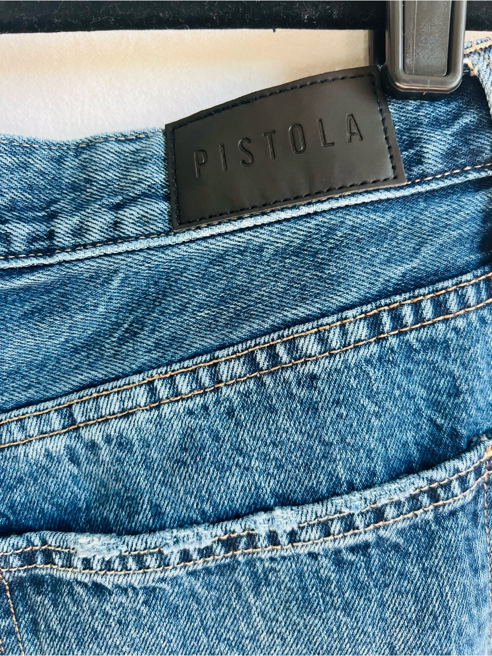 Pistola Lexi Mid Rise, Signature Bowed Straight Jeans in Artisan wash - Picture 8 of 11